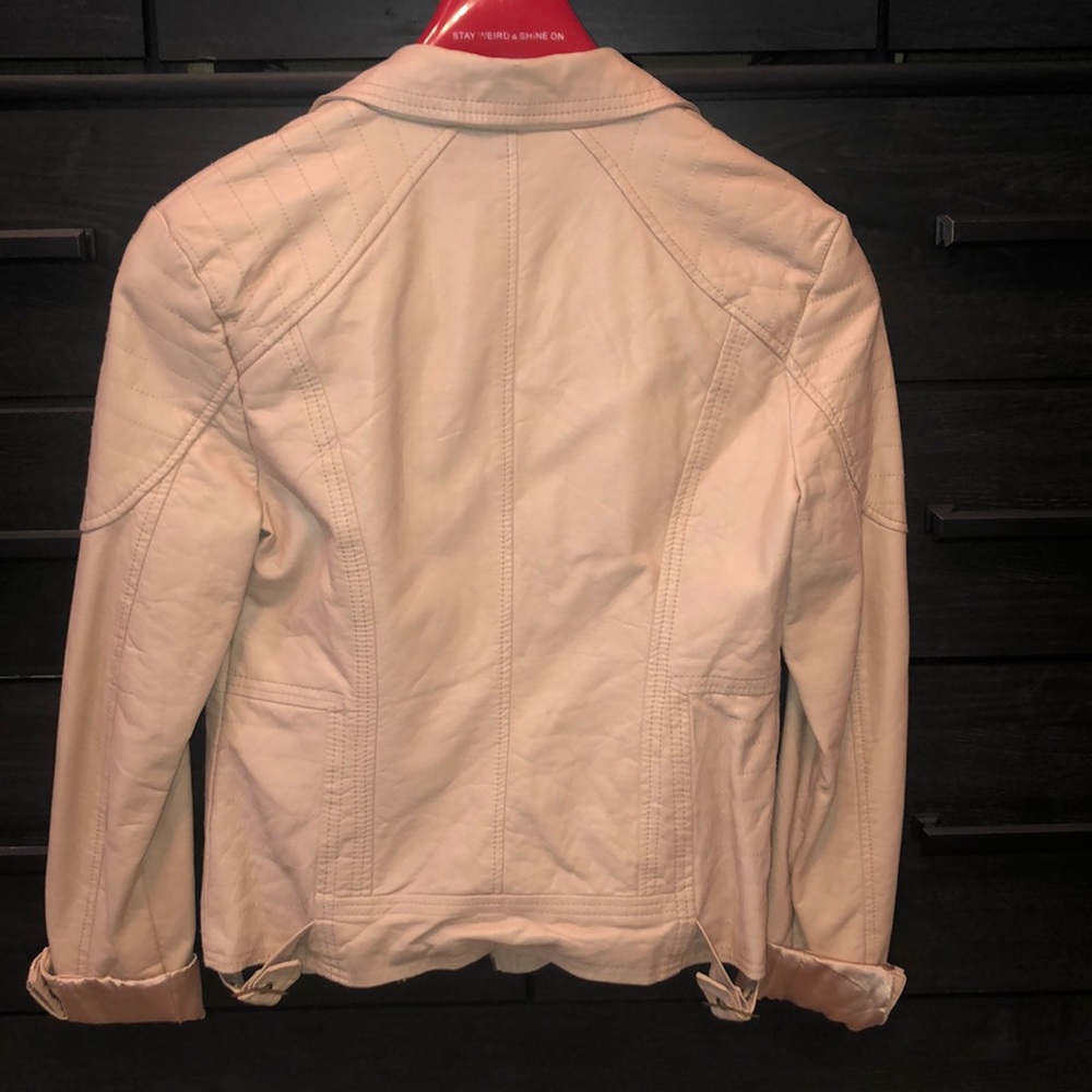 Pink Leather Jacket - Picture 2 of 5